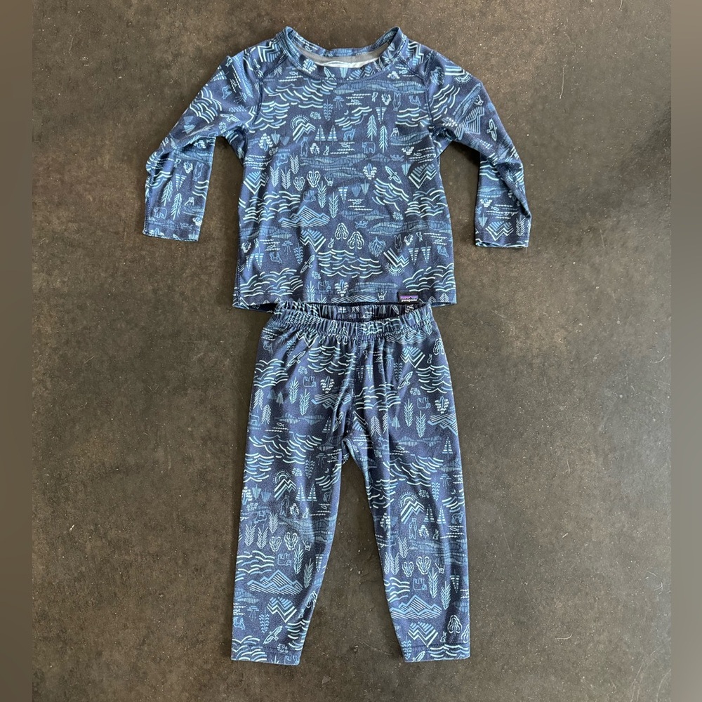 Patagonia Capilene Baselayer Set- 12-18 months